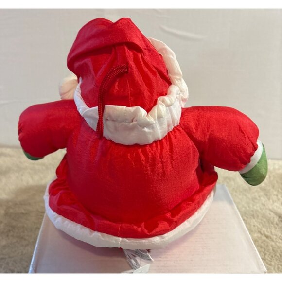 Vitg Easton Court Nylon Plush Santa Claus Doll Red & White Christmas Polyester - Picture 4 of 7